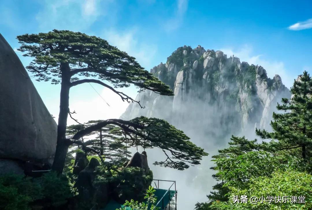 黄山壮丽画卷，奇峰怪石与云海仙境的韵味之旅